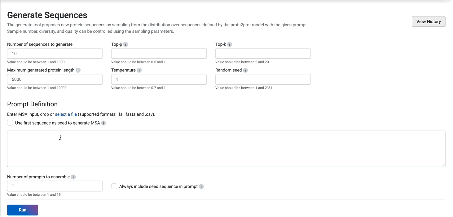Sequence to Function Mapping